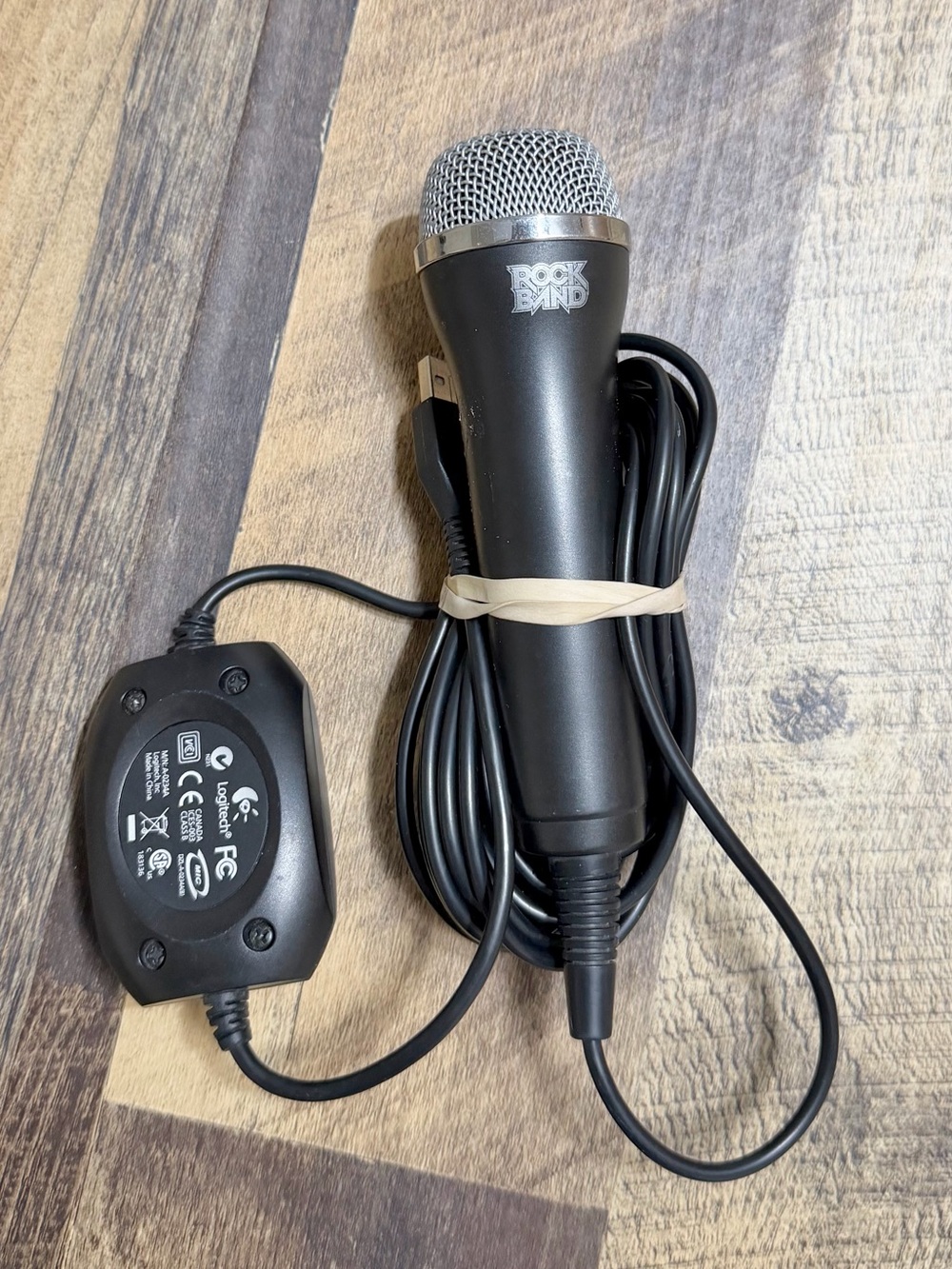 Logitech Rock Band A-0234A USB Wired Microphone PS2 PS3 PS4 Wii Xbox 360 TESTED